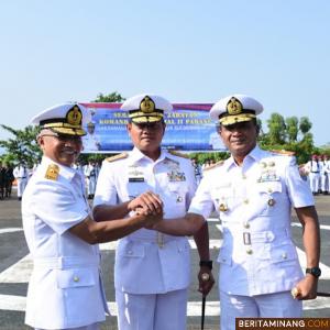 Komando Armada 1, Laksamana Muda TNI Yudo Margono S.E., MM salam komando usai pelantikan Danlantamal II Padang. Penlantamal