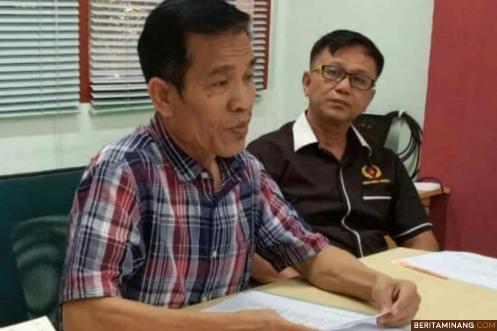 Ketum KONI Sumbar Syaiful, SH, M.Hum saat pimpin Rapat Persipan Porprov 2020 Bersama 13 KONI Kabupaten Kota. Humas KONI Sumbar