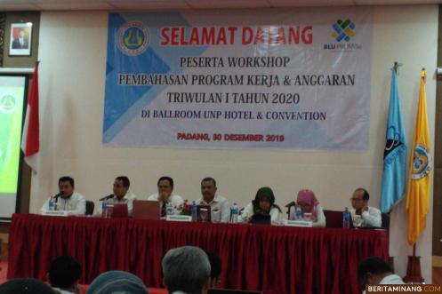  Pimpinan UNP Lokakarya Pembahasan Program Kerja Tahun 2020