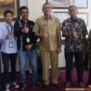 Wako Riza Falepi dengan Perwakilan Management Grab