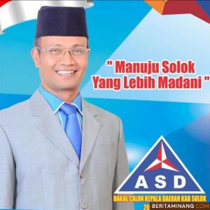 Ketua DPC Partai Demokrat Kabupaten Solok, Sumbar Agus Syahdeman,SE. Dok. Ist