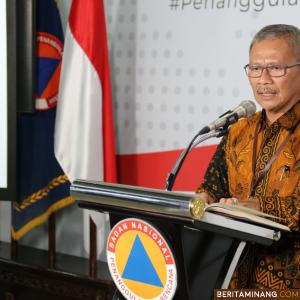 Juru bicara pemerintah untuk penanganan COVID-19 Achmad Yurianto. (Humas BNPB/Danung Arifin)