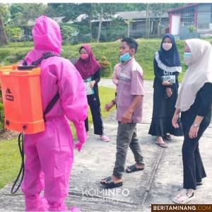 Para perantau Padang Panjang yang baru pulang kampung di lokasi karantina.