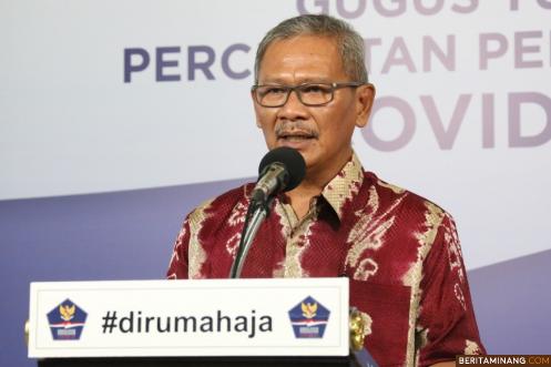 Juru bicara pemerintah untuk penanganan COVID-19 Achmad Yurianto. Foto: Humas BNPB