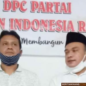 Ketua dan Sekretaris DPC Gerindra Pasaman. Ist