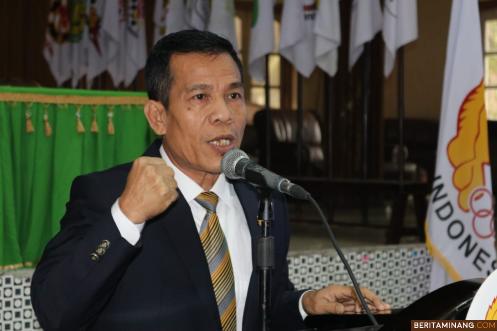 Ketum KONI Sumbar Syaiful, SH, MHum. Dok
