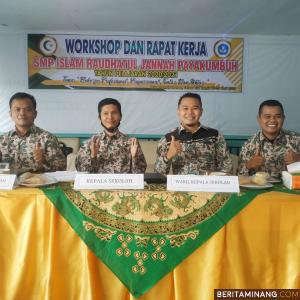  SMP Islam Raudhatul Jannah Rancang Program PBM Hadapi New Normal