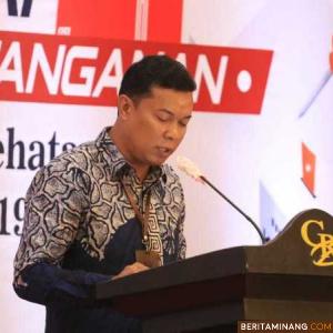 Suasana deklarasi damai dalam pelaksanaan Pilkada 2020 di Bukittinggi. Foto: Yusrizal