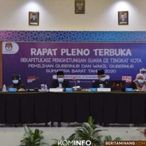 Suasana Pleno KPU Padang Panjang.