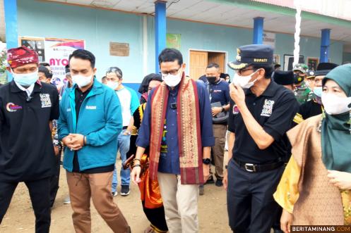Menparekraf Sandiaga Uno Kunjungi Kampung Wisata Adat Kampung Saribu Gonjong