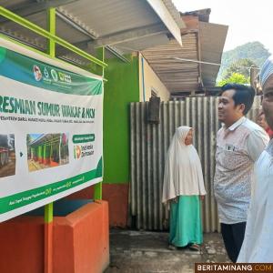  Global Wakaf ACT Payakumbuh Resmikan Sumur Sekaligus MCK Di Ponpes Taram