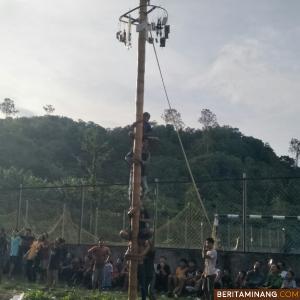 Sejumlah perlombaan ramaikan kegiatan masyarakat Kecamatan Lengayang, Kabupaten Pesisir Selatan saat libur lebaran.