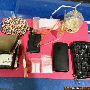 Barang bukti yang berhasil diamankan.