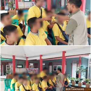 Beberapa rangkaian kegiatan Pelatihan Kerja Berbasis Kompetensi Tahap III, Kejuruan Servis Sepeda Motor Konvensional yang dilaksanakan BPVP Padang, dengan di breakdown ke BLK Padang Aro di Rutan.Muarw Labuh, Solsel. Foto dokumen Ridho (pegawai Rutan)