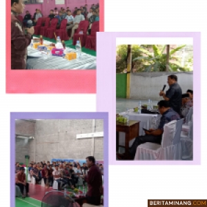 Anggota DPRD RI  H. Muslim Yatim Roadshow Pendidikan Politik dan menjumpai ratusan masyarakat di Solsel selama dua hari penuh, Jumat dan Sabtu (17-18/11/1023). Foto Afrizal Amir