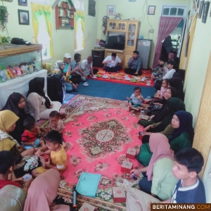 Suasana tatap muka Pasangan Calon (Paslon) Drs Nasrul Naga - Drs Eri Dt Majo Endah (Naga-Ri).