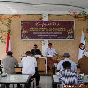 KPU Padang Panjang Rilis Tahapan Persiapan Pemungutan dan Penghitungan Suara Pilkada 2024 : Logistik Pilkada Sudah Diterima