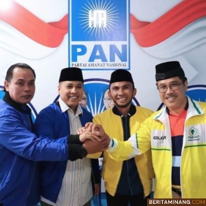  PAN Padang Panjang Siap Menangkan Pasangan Hendri Arnis - Allex Saputra