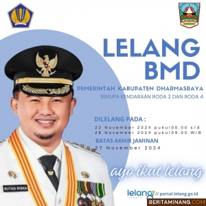  Pemkab Dharmasraya Adakan Lelang Barang Milik Daerah