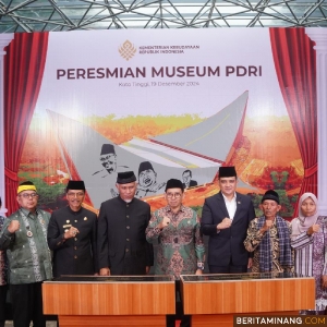  Peringatan HBN ke-76, Menteri Kebudayaan Resmikan Museum PDRI di Nagari Koto Tinggi