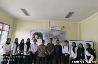 Foto berama mahasiswa UNU Sumbar usai presentaskan hasil karya digital di depan pengurus PWNU Sumbar, PCNU Padang, BLKK NU dan UNU. Foto: Wiki/Beritaminang