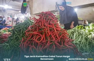 Ilustrasi harga cabai. (Kominfo Padang Panjang)