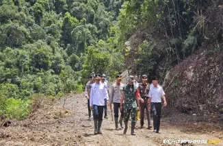 Pembukaan kegiatan Pra TNI Manunggal Membangun Desa/Nagari (TMMD/Nagari) ke-124 tahun 2025 di Kecamatan Harau