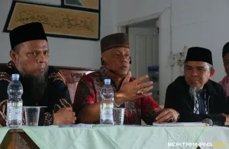 dialog dan diskusi bisnis yang digelar oleh Yayasan Dakwah Pedesaan Ranah Minang di Masjid Al Furqan Ma'had Islamy, Sabtu (12/04/2025).