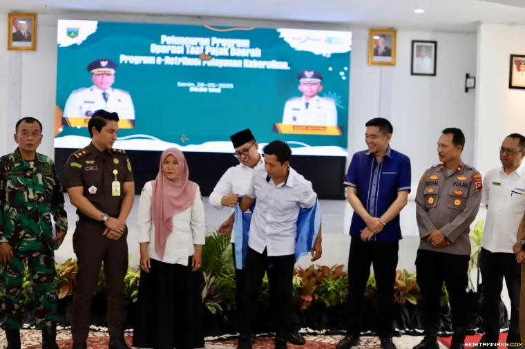 Suasana peluncuran program.