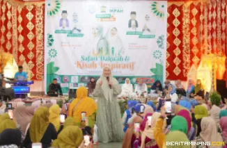 Safari Dakwah dan Penggalangan Dana yang digelar bersama Yayasan IKPAH (Intensitas Kegiatan Pengajar Al-Qur'an dan Hadits) Indonesia, Sabtu (17/5/2025) di GOR M. Yamin.