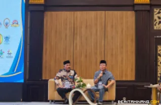 Halal Bihalal dan Penganugerahan Tokoh Inspiratif Paliko yang digelar oleh Badan Koordinasi Ikatan Keluarga Payakumbuh Lima Puluh Kota (BAKOR PALIKO) Jabodetabek di Grand Slipi Tower, Jakarta Barat, Minggu (11/5/2025).