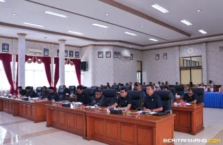 Rapat Paripurna DPRD Kota Payakumbuh Yang membahas 3 Ranperda,rabu 4 Juni 2025