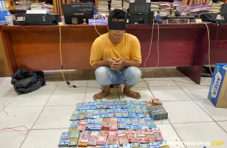 Satreskrim Polres Pasaman Barat Berhasil Membekuk Pelaku Pencurian Uang Ratusan Juta. Kamis, 24/7/2024. Foto : H