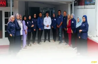 Wawako Ibnu Asis kunjungi markas PMI Bukittinggi, Rabu, (30/07).  Foto : Dok PmiBkt
