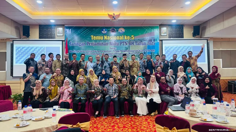 Temu Nasional Jaringan Penjaminan Mutu PTN BH ke-5 di UNP,