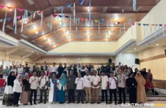 Seminar Nasional Pembelajaran Bahasa Sastra dan Budaya yang diselenggarakan oleh Program Studi Pendidikan Bahasa dan Sastra Indonesia FKIP Universitas Jambi pada Senin (27/10) bertempat di Kampus Universitas Jambi. Foto MR.