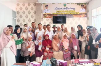 Foto bersama Kelompok Tani dan Kelompok Wanita Tani (KWT) Ngalau, mengikuti Pelatihan Pangan dan Hortikultura yang digelar di Aula Kelurahan Ngalau, 24--26 September 2025. Foto: Kominfo Padang Panjang