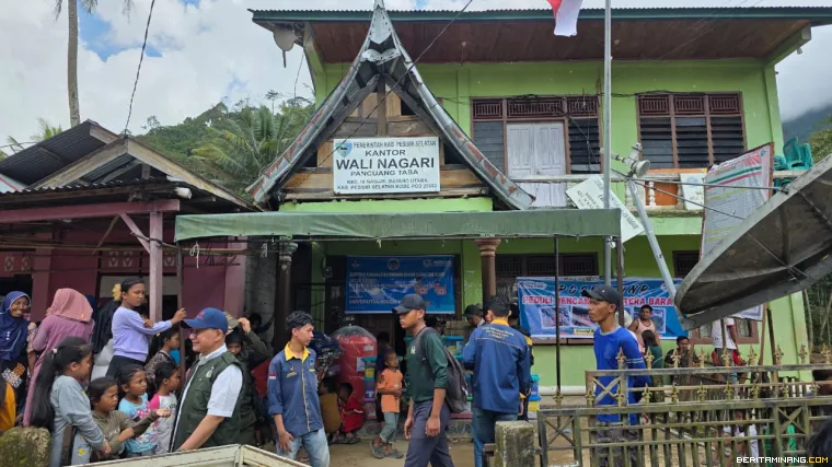 Kantor Wali Nagari Pancuang Taba Kecamatan IV Nagari Bayang Utara Pesisir Selatan. 