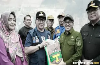 Pemko Bukittinggi nyalurkan bantuan dan donasi untuk korban terdampak bencana di Tanah Datar, Sabtu, (06/12)